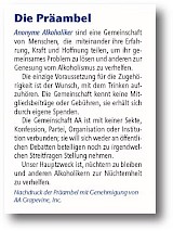 002 _ Zwölf Schritte - Zwölf Traditionen (Faltkarte)