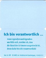 009 _ Ich bin verantwortlich (Faltkarte)